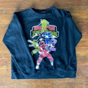Mighty morphin power rangers sweatshirt